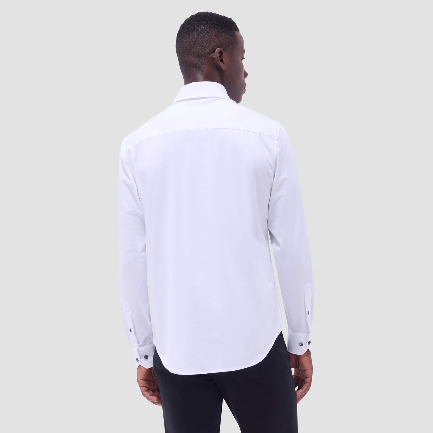 Bugatchi Devon Solid OoohCotton® Shirt White