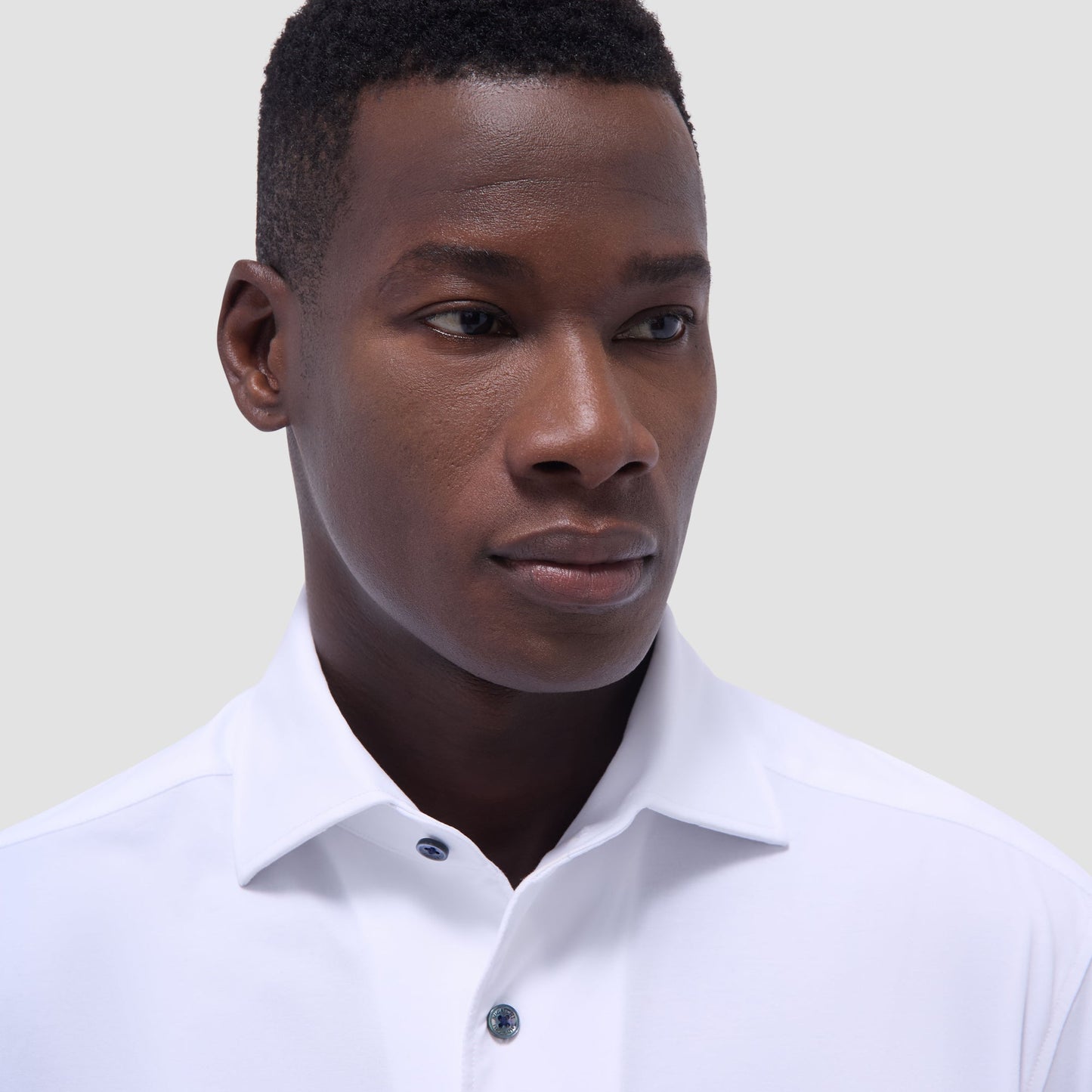 Bugatchi Devon Solid OoohCotton® Shirt White