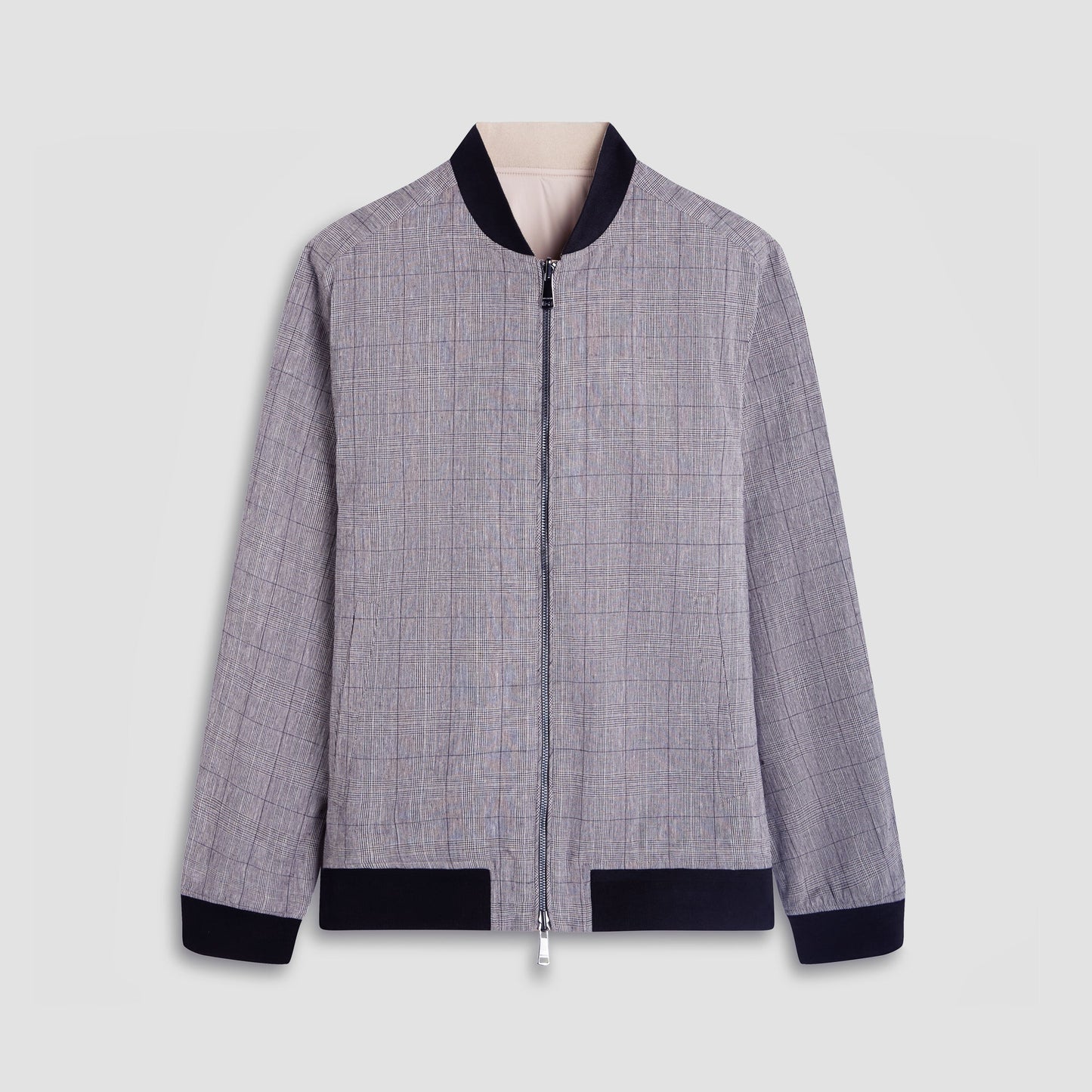 Bugatchi Reversible Blouson Jacket Sand