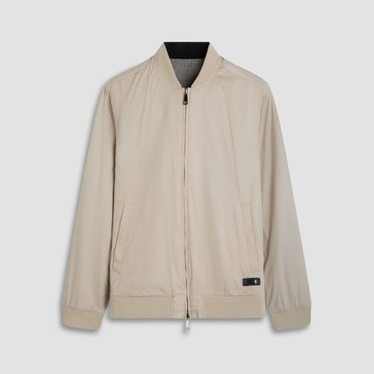 Bugatchi Reversible Blouson Jacket Sand