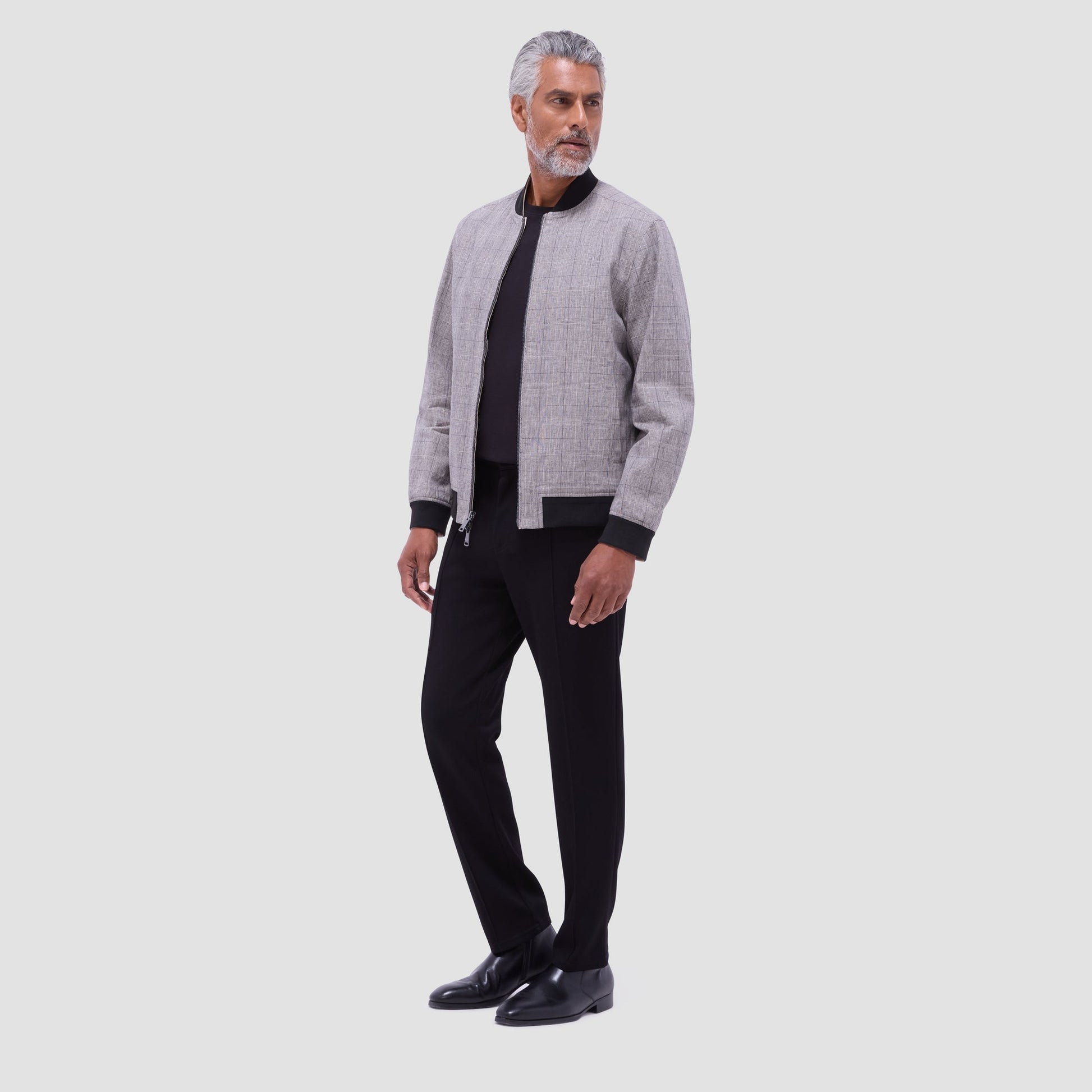 Bugatchi Reversible Blouson Jacket Sand
