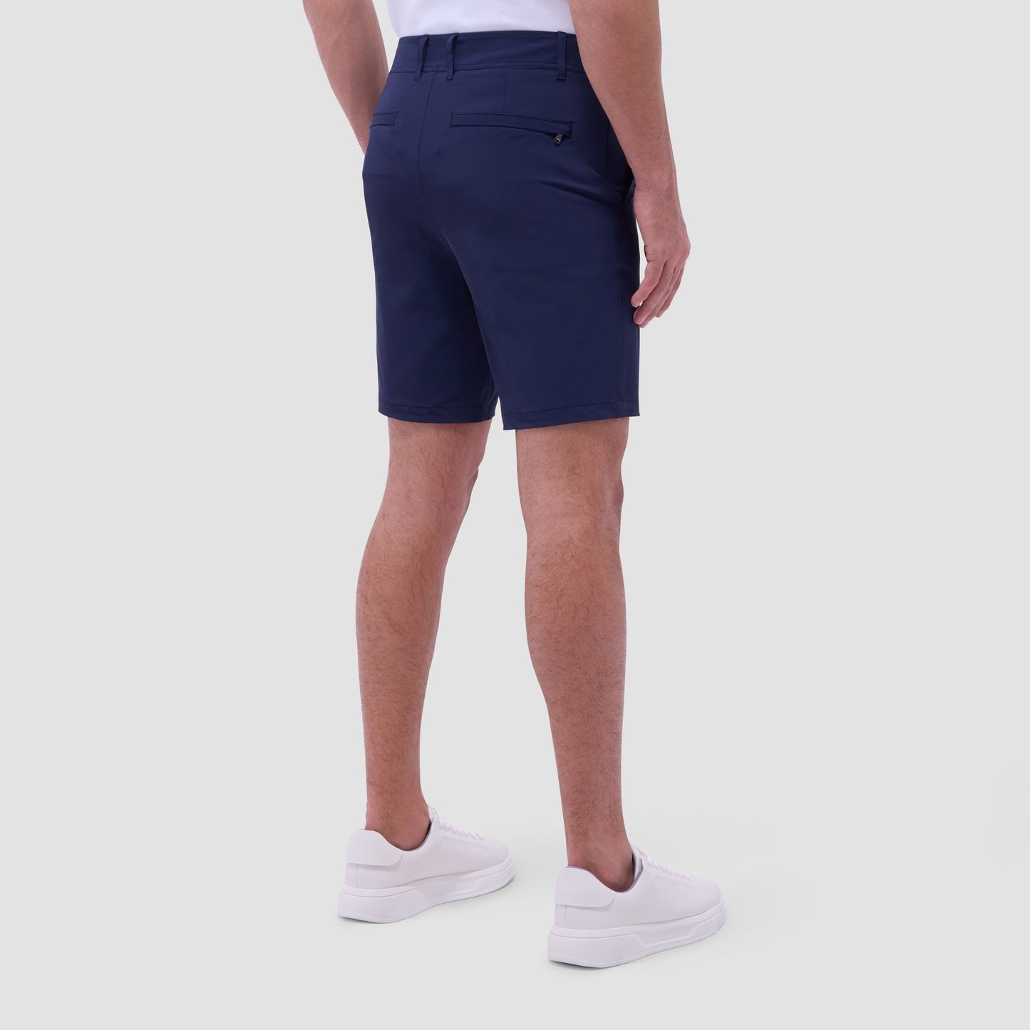 Bugatchi Presley Performance Bermuda Shorts Navy