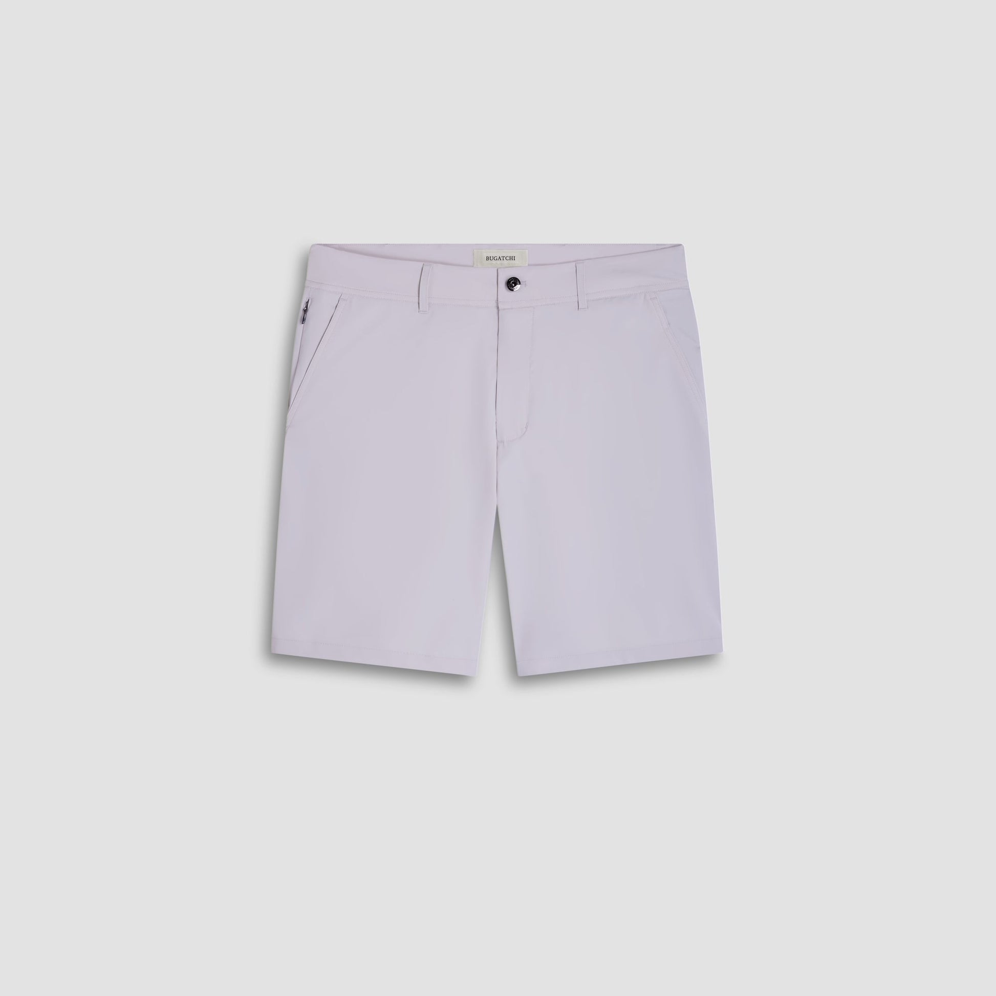 Bugatchi Presley Performance Bermuda Shorts Stone