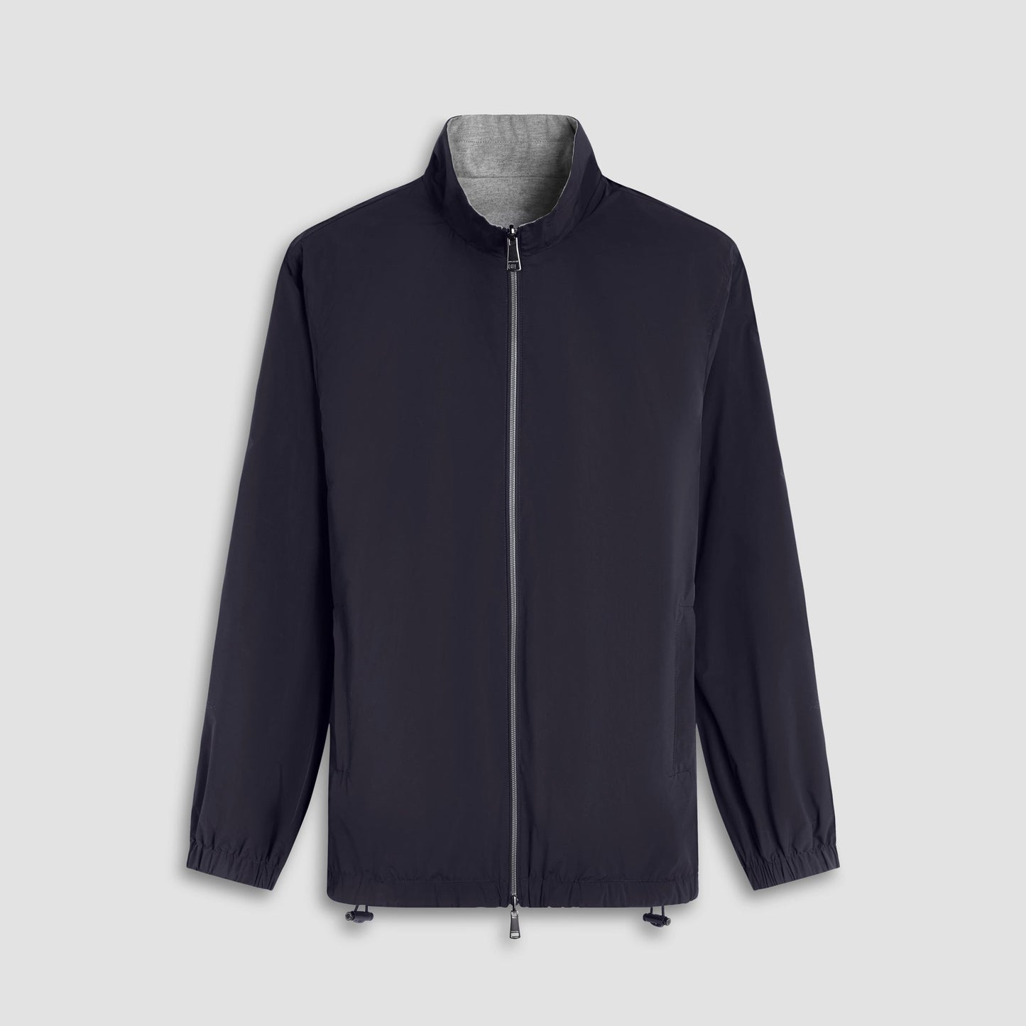 Bugatchi Reversible Windbreaker Jacket Black