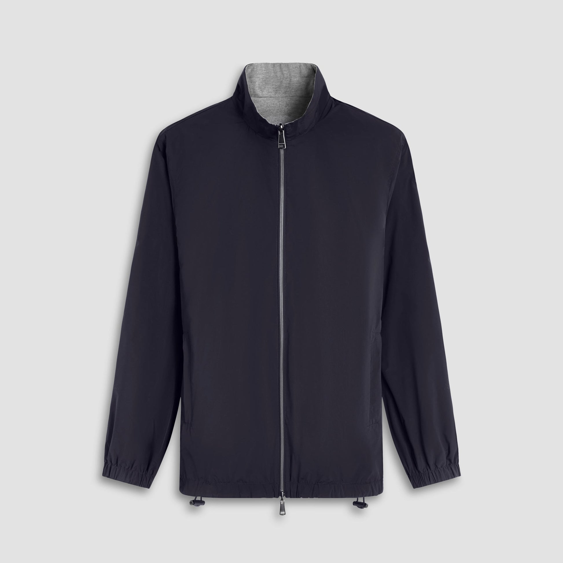 Bugatchi Reversible Windbreaker Jacket Black