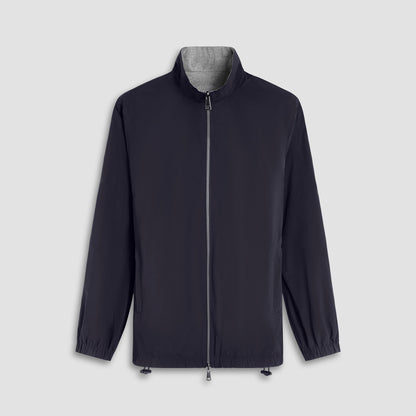 Bugatchi Reversible Windbreaker Jacket Black