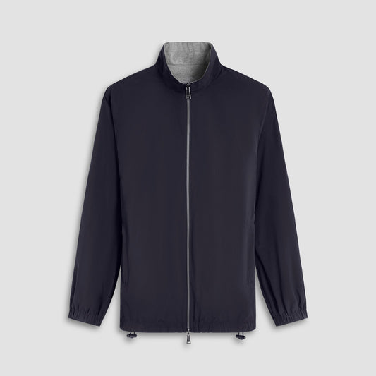 Bugatchi Reversible Windbreaker Jacket Black