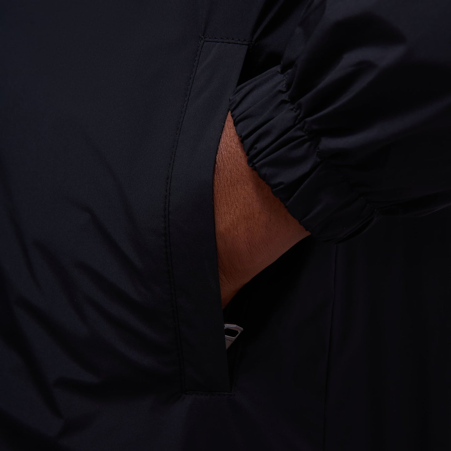 Bugatchi Reversible Windbreaker Jacket Black