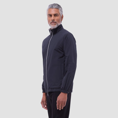 Bugatchi Reversible Windbreaker Jacket Black