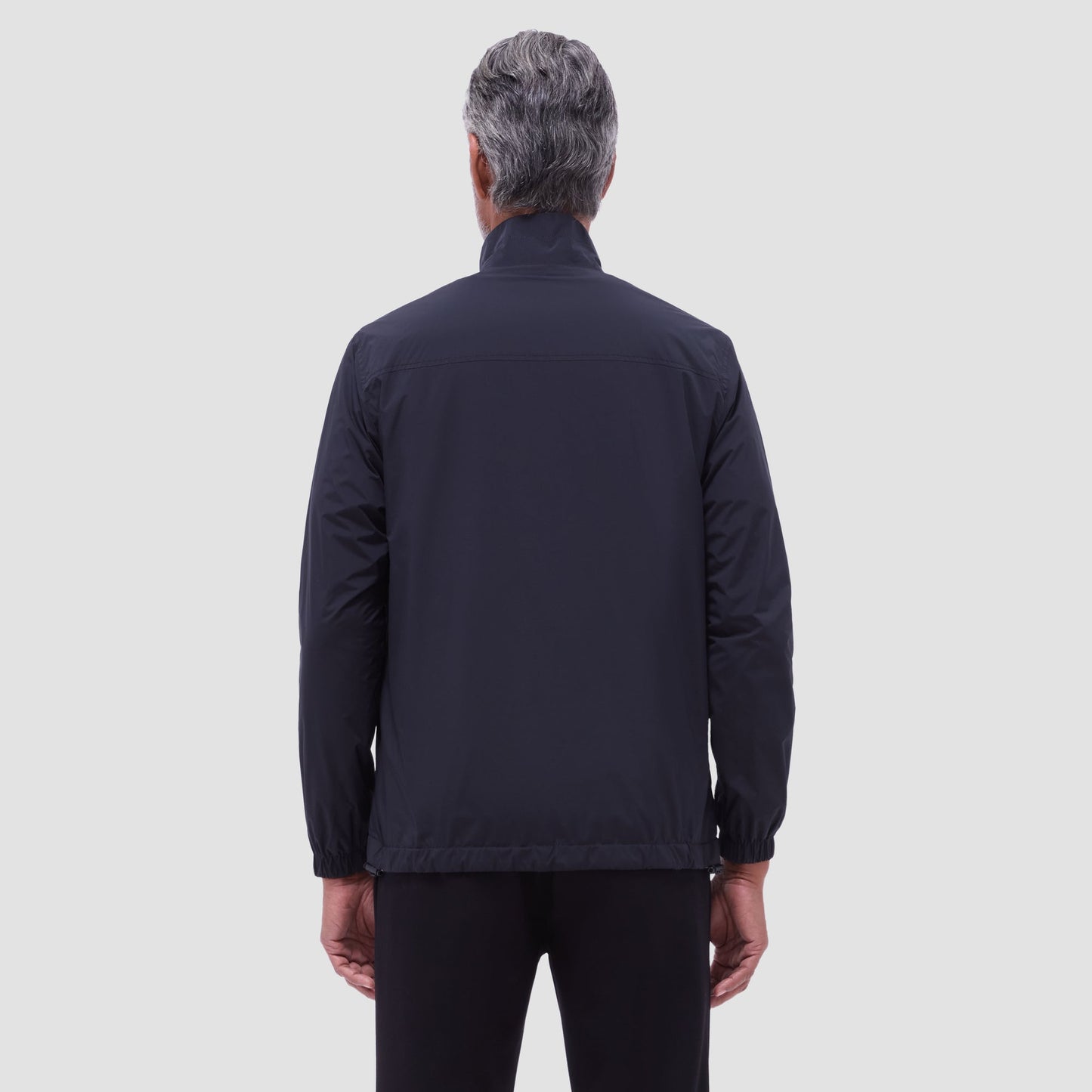 Bugatchi Reversible Windbreaker Jacket Black