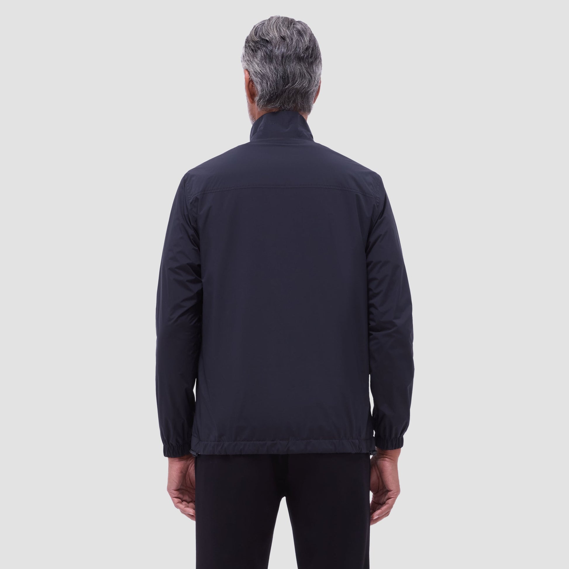 Bugatchi Reversible Windbreaker Jacket Black