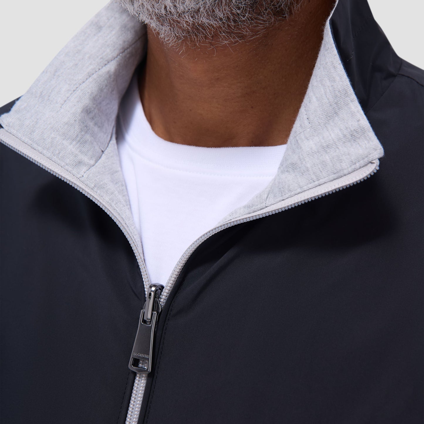 Bugatchi Reversible Windbreaker Jacket Black