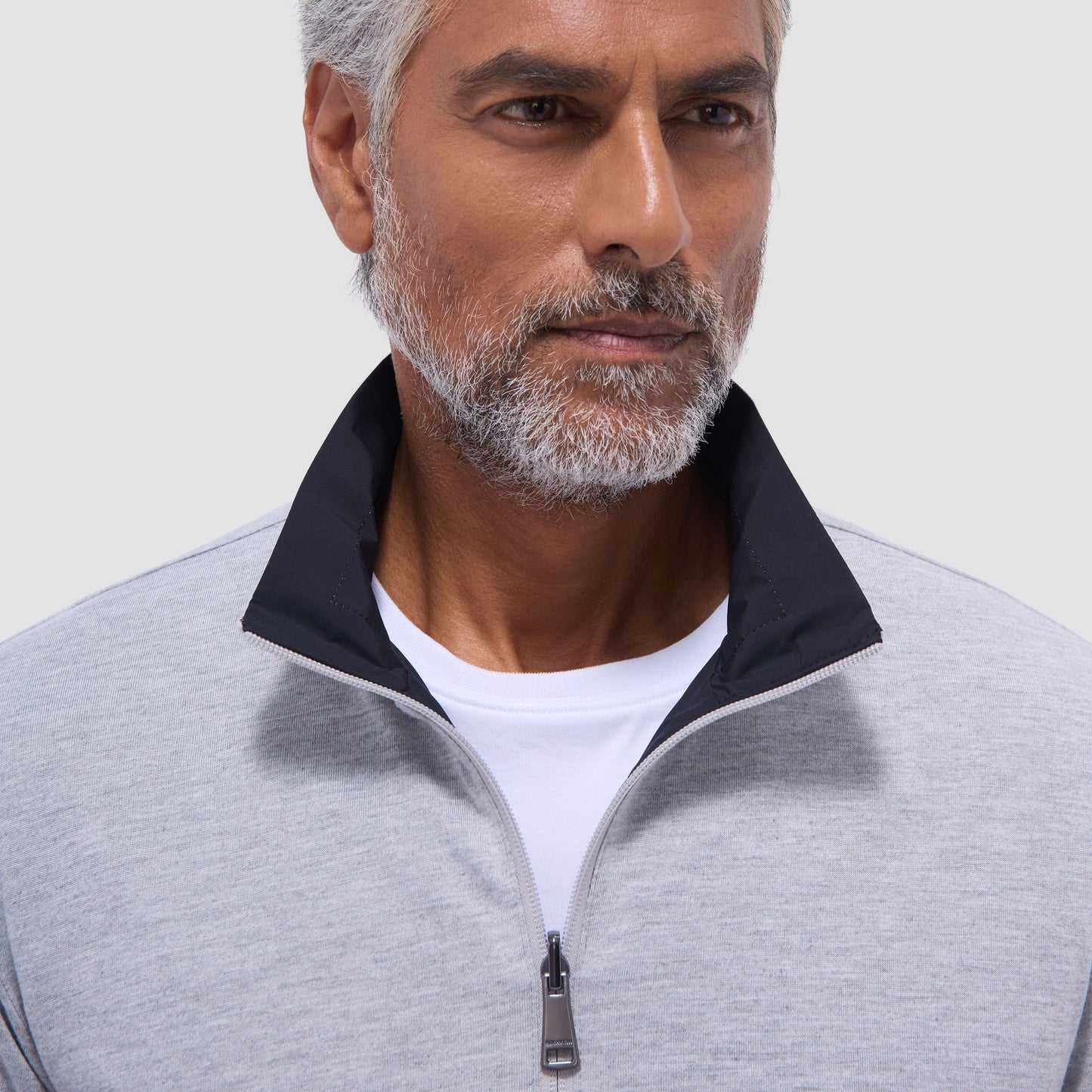 Bugatchi Reversible Windbreaker Jacket Black