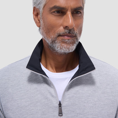 Bugatchi Reversible Windbreaker Jacket Black