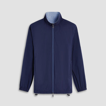 Bugatchi Reversible Windbreaker Jacket Navy