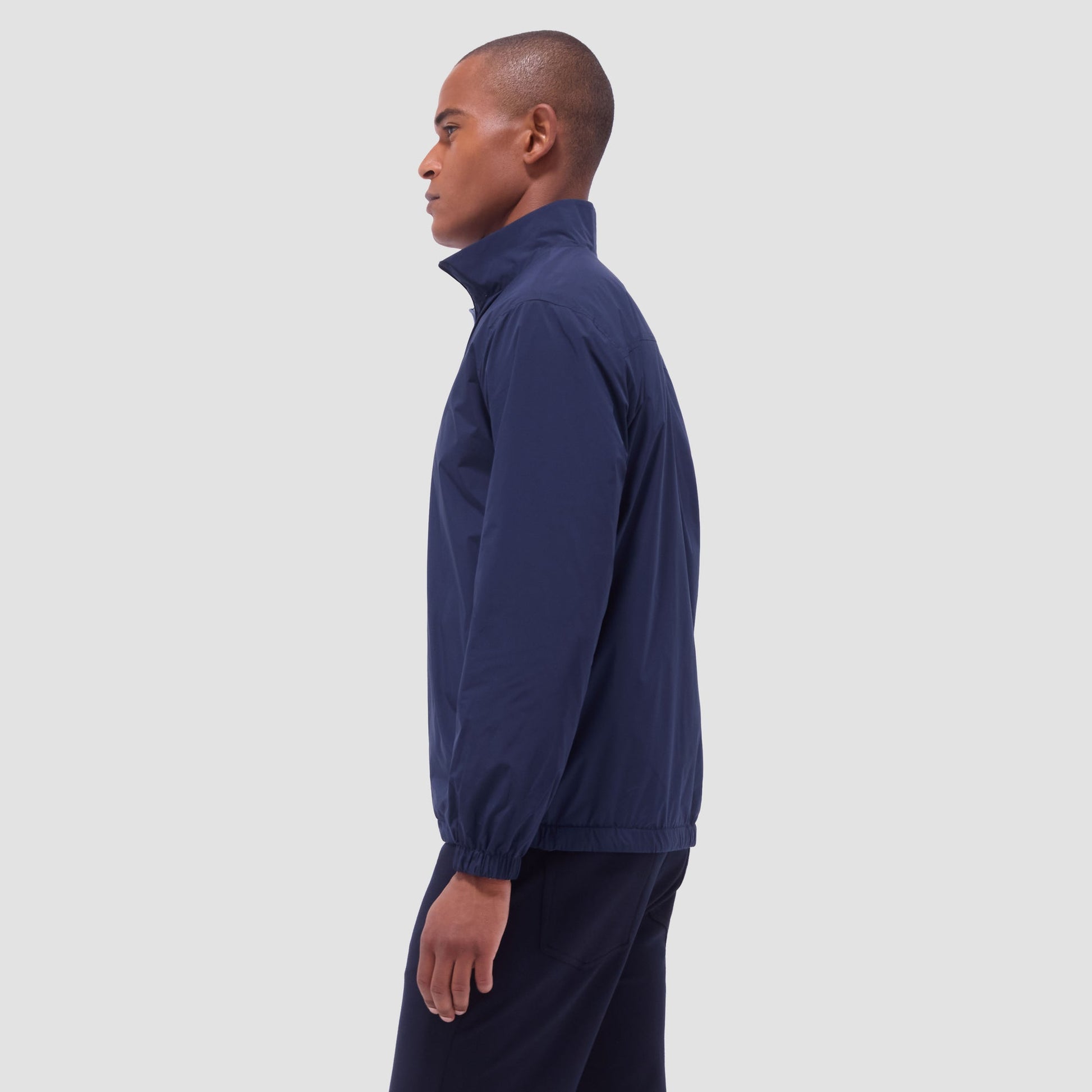Bugatchi Reversible Windbreaker Jacket Navy