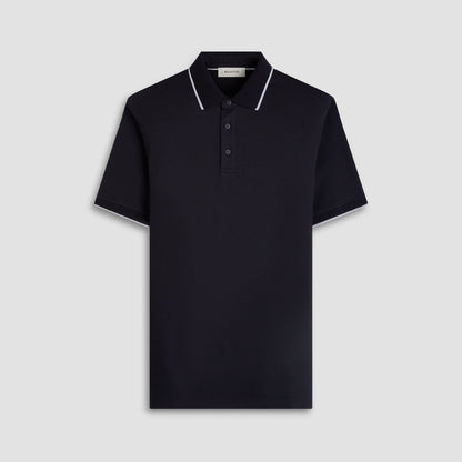 Bugatchi Pique Polo Shirt Black
