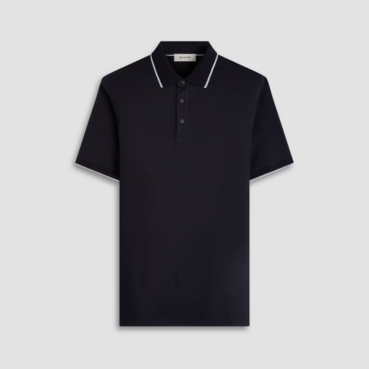 Bugatchi Pique Polo Shirt Black