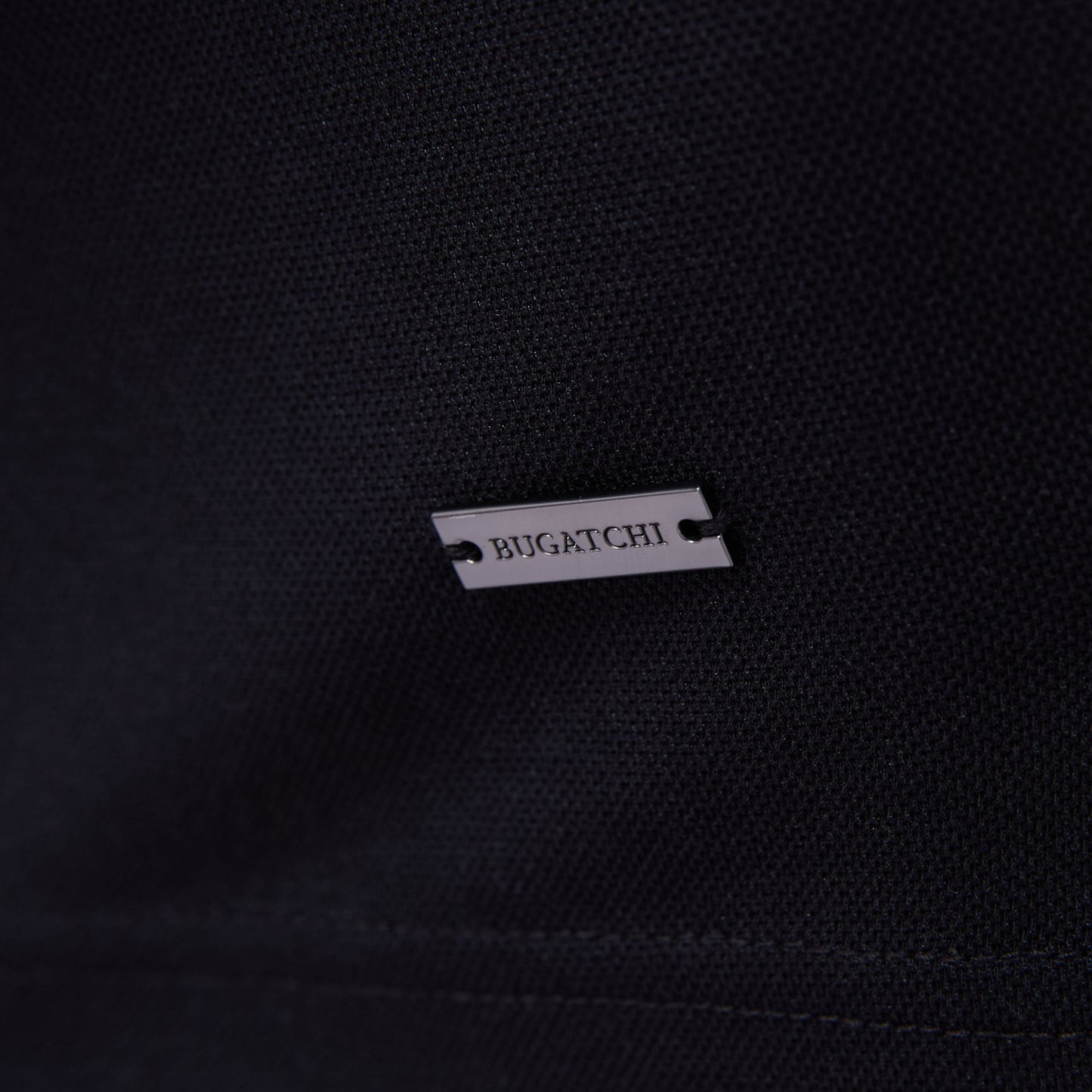 Bugatchi Pique Polo Shirt Black