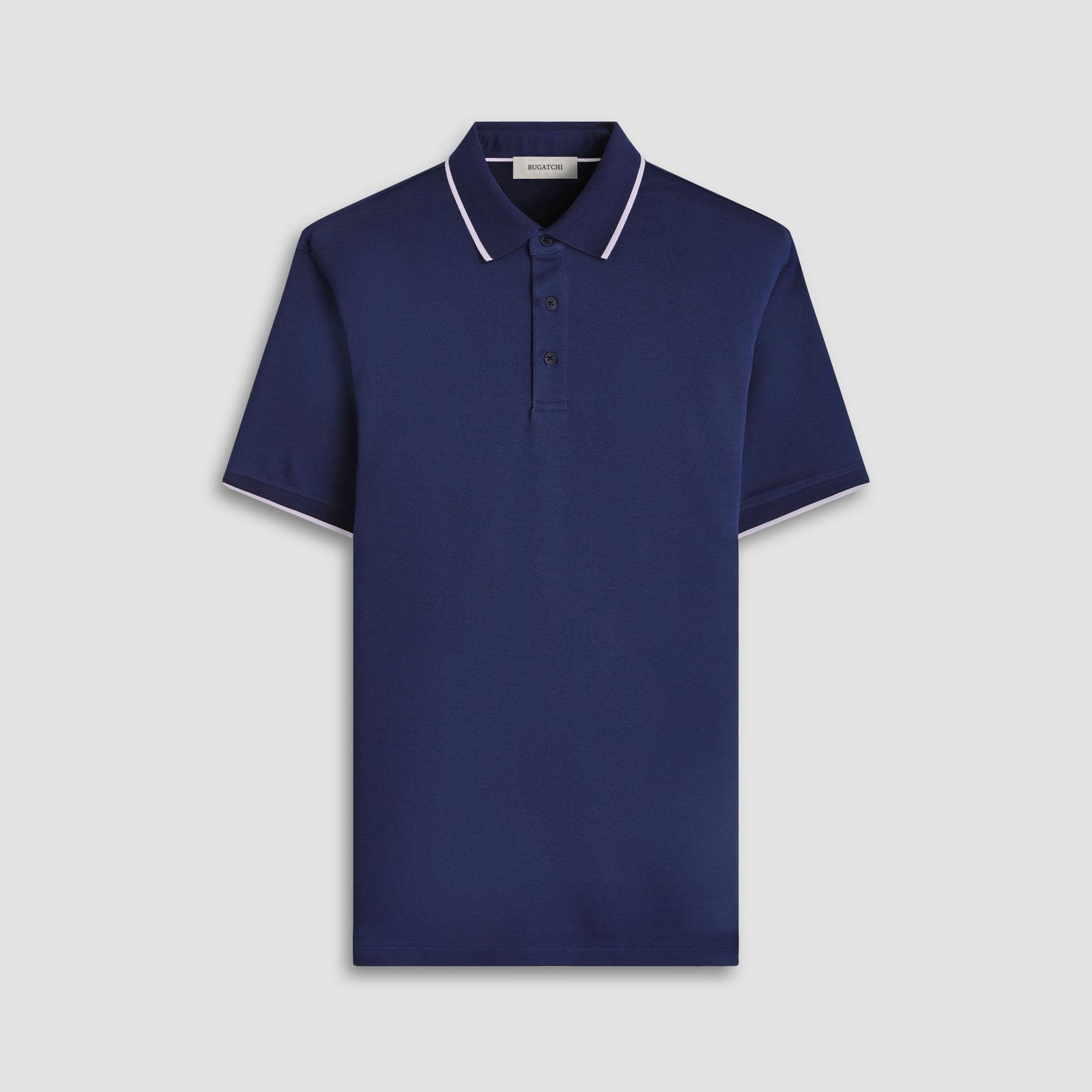 Bugatchi Pique Polo Shirt Navy