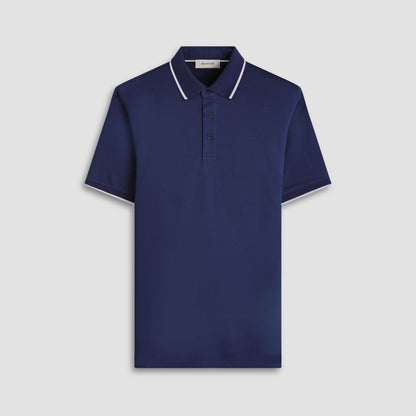 Bugatchi Pique Polo Shirt Navy