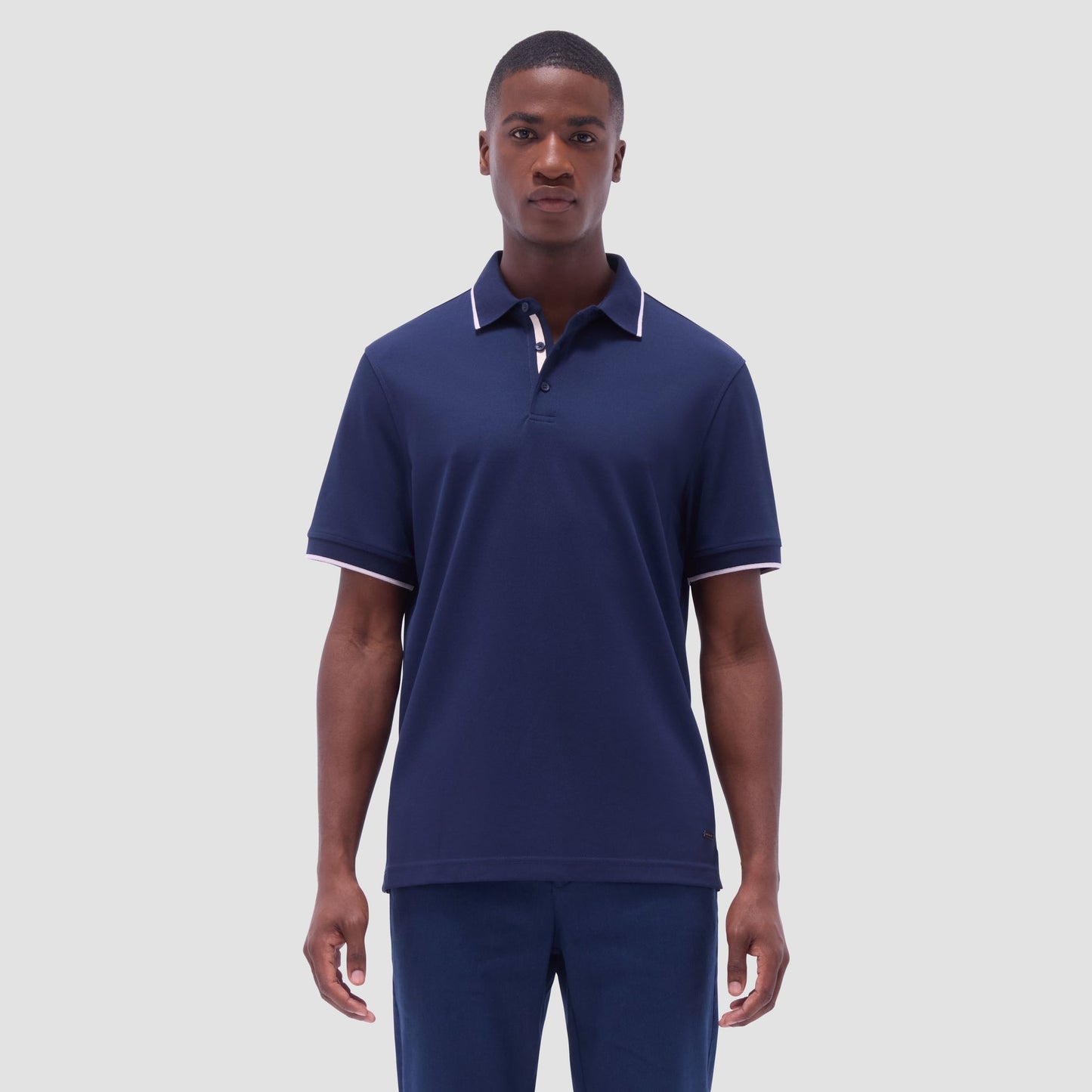 Bugatchi Pique Polo Shirt Navy