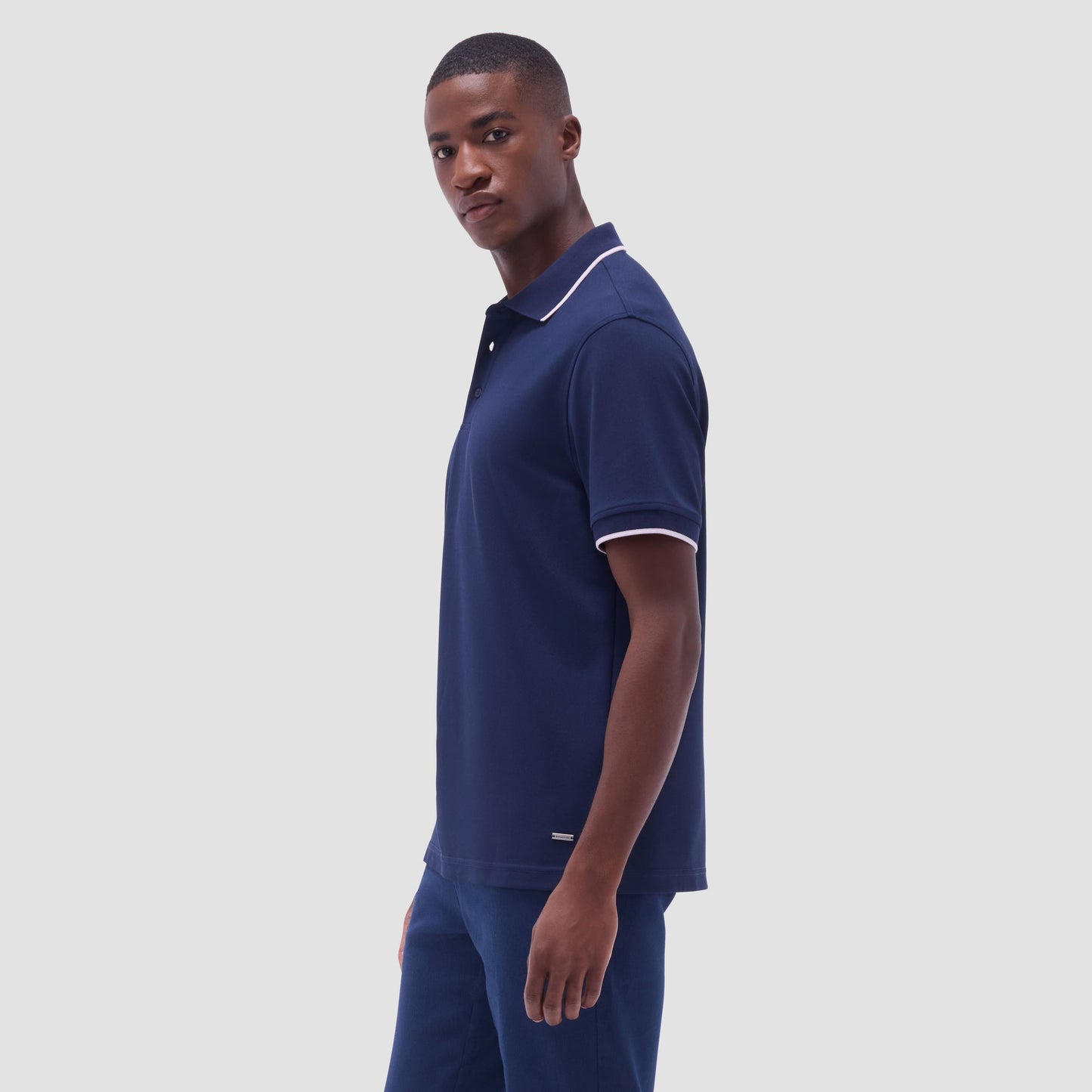Bugatchi Pique Polo Shirt Navy