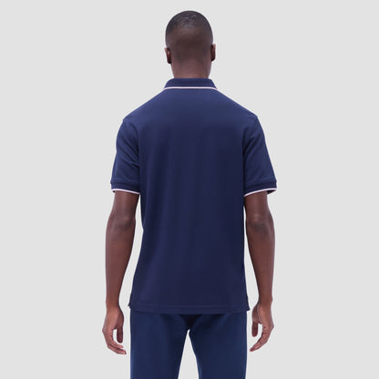 Bugatchi Pique Polo Shirt Navy