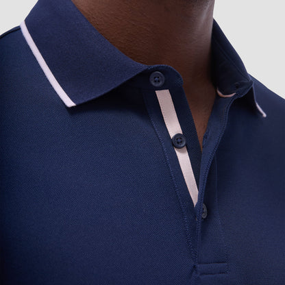 Bugatchi Pique Polo Shirt Navy