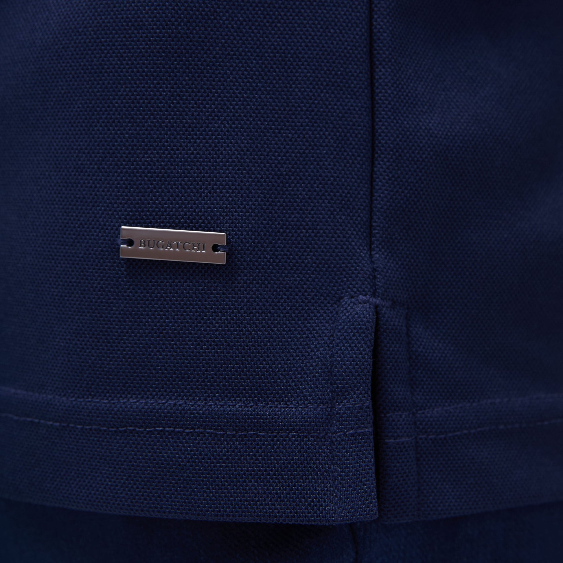 Bugatchi Pique Polo Shirt Navy