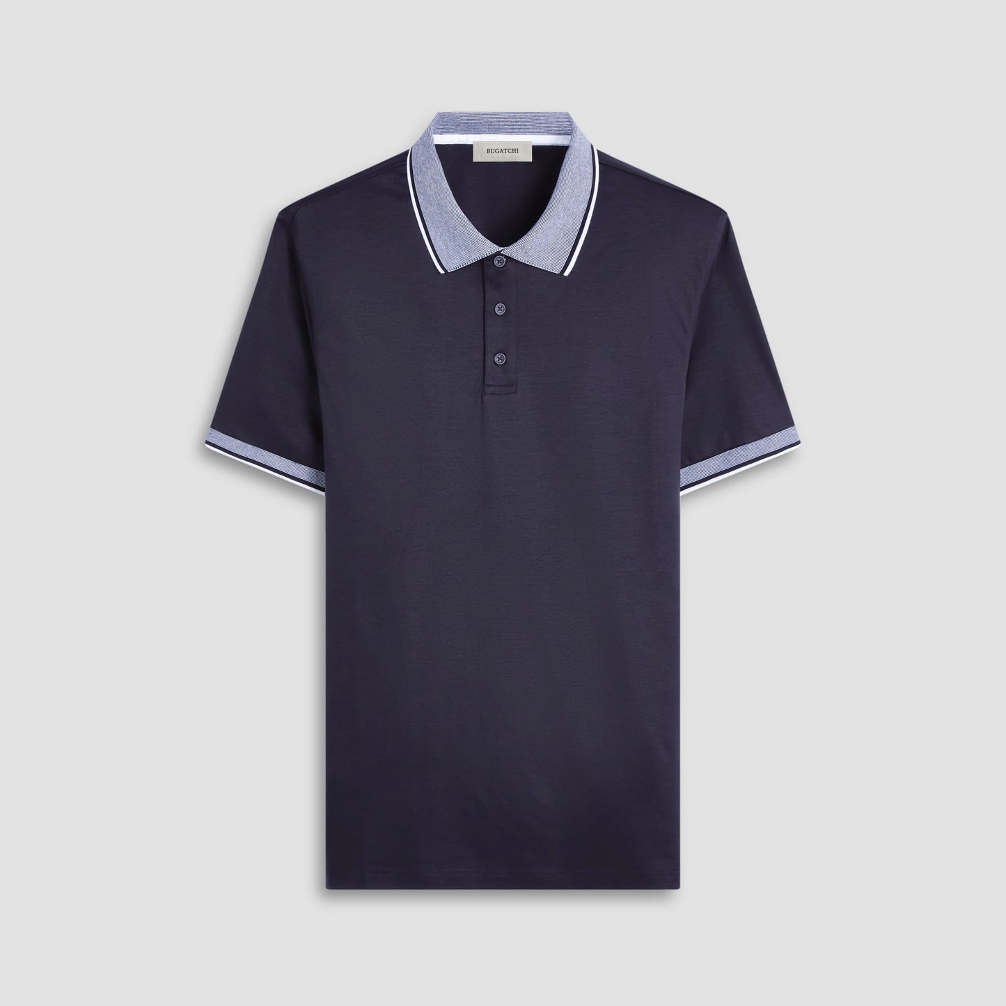 Bugatchi Solid Polo Shirt Black