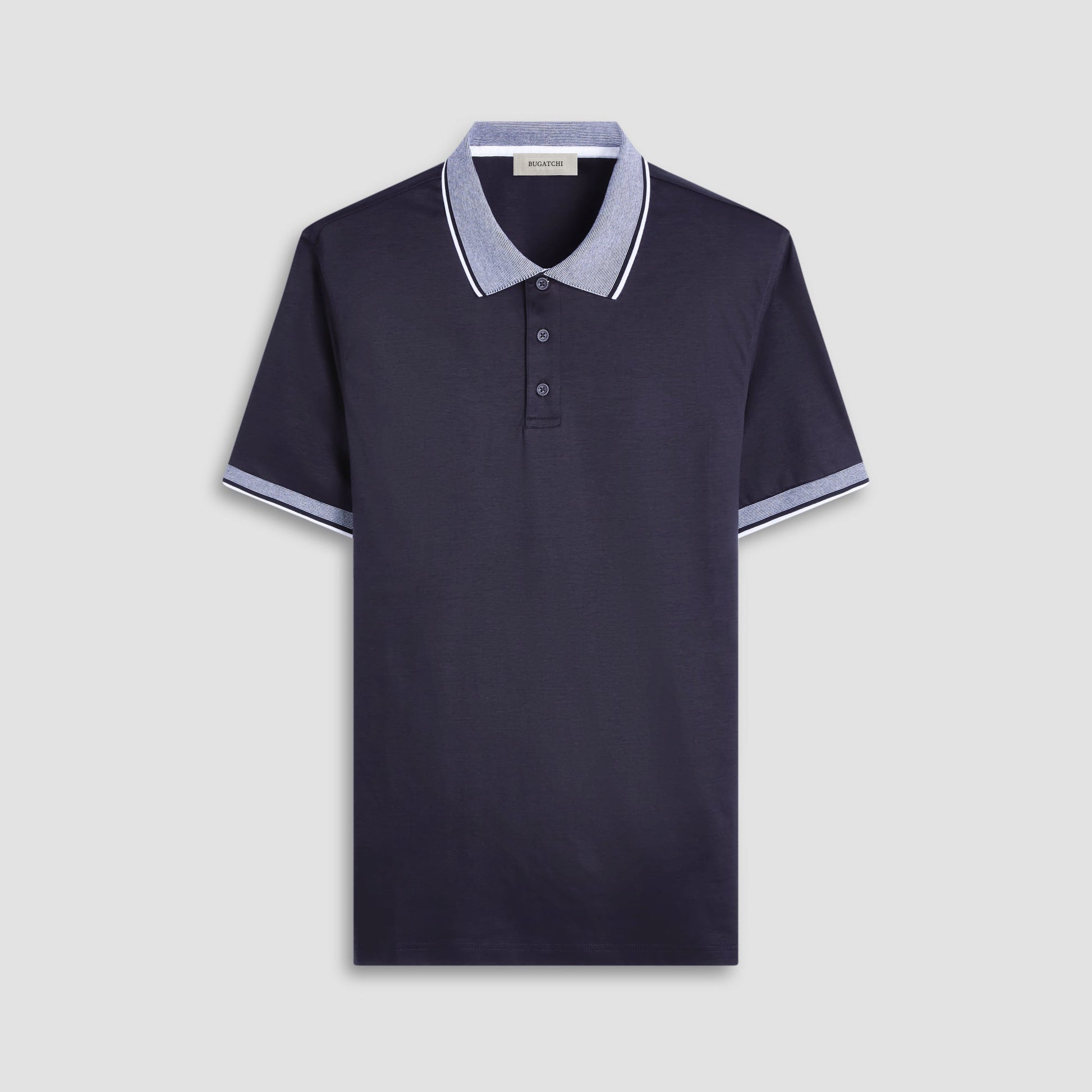 Bugatchi Solid Polo Shirt Black