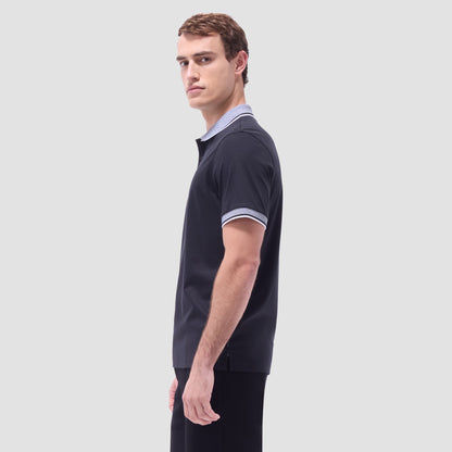 Bugatchi Solid Polo Shirt Black