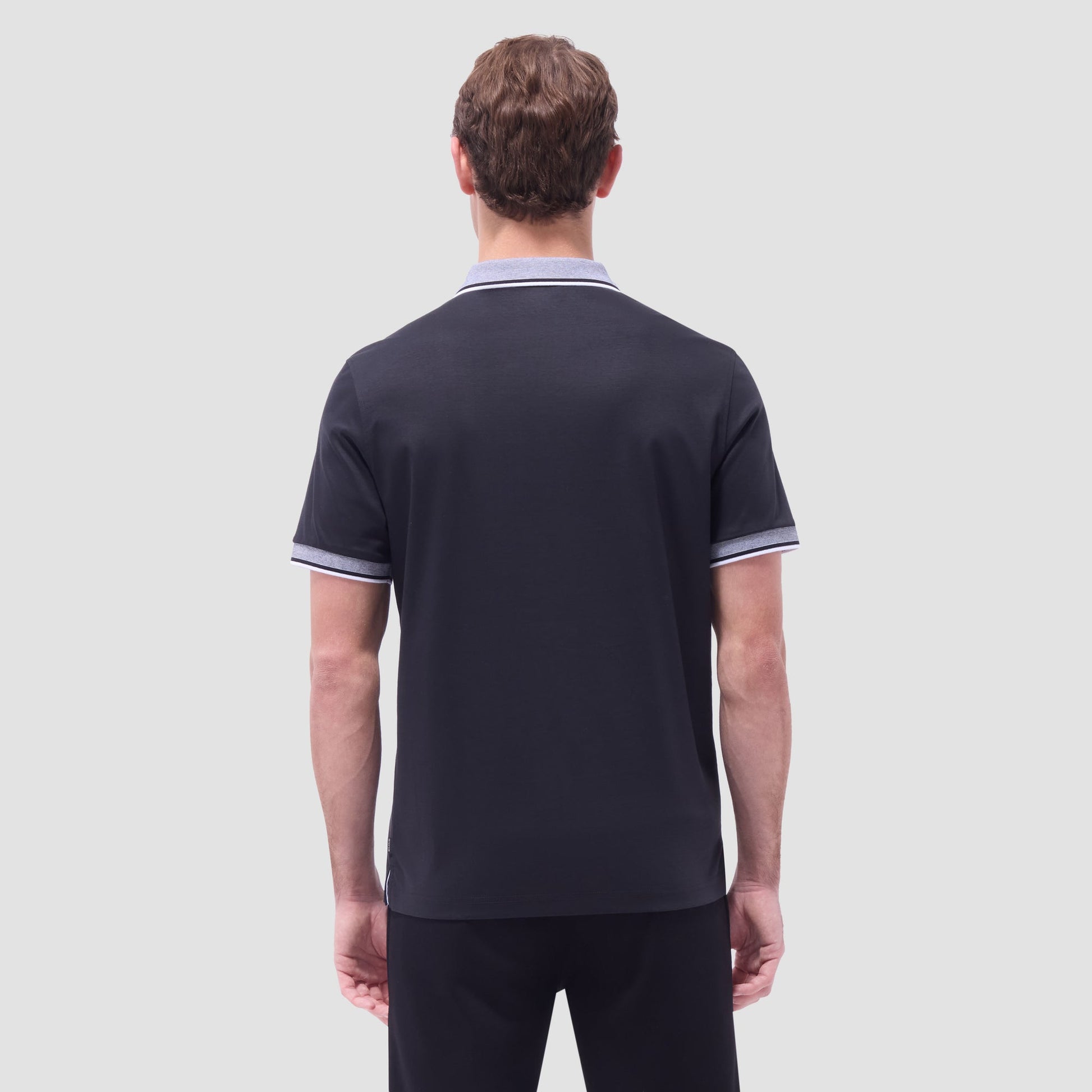 Bugatchi Solid Polo Shirt Black
