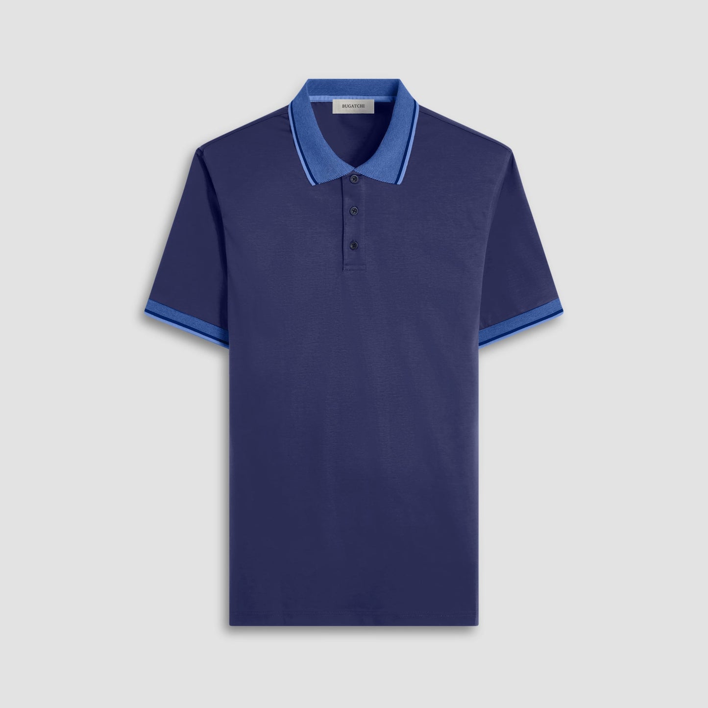 Bugatchi Solid Polo Shirt Navy