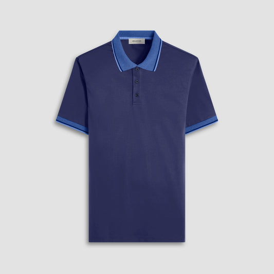 Bugatchi Solid Polo Shirt Navy