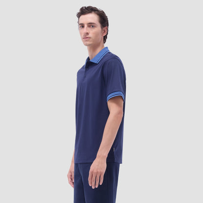 Bugatchi Solid Polo Shirt Navy