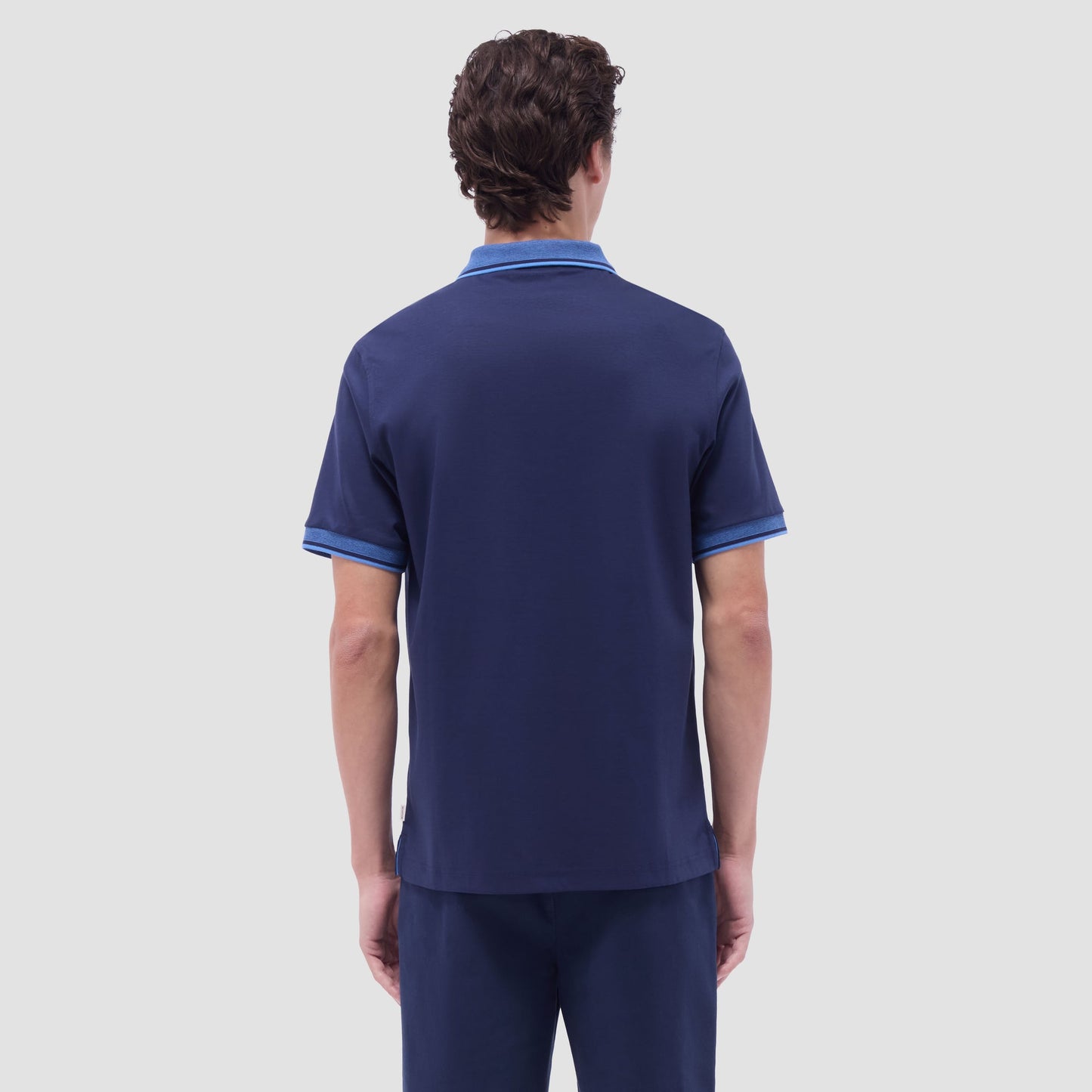 Bugatchi Solid Polo Shirt Navy