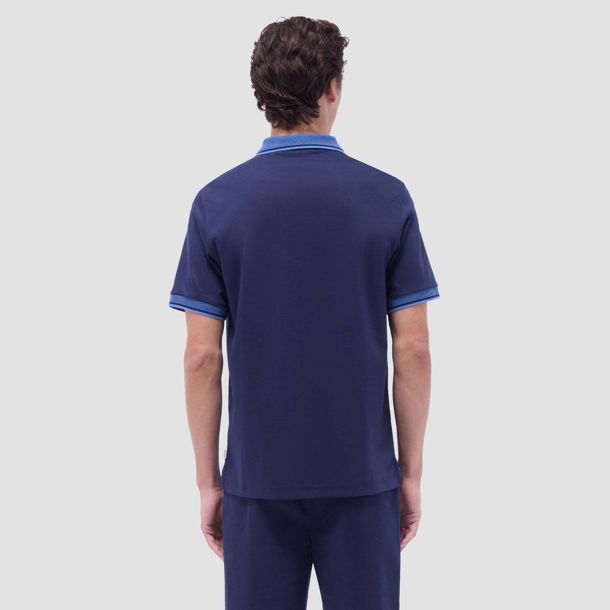 Bugatchi Solid Polo Shirt Navy