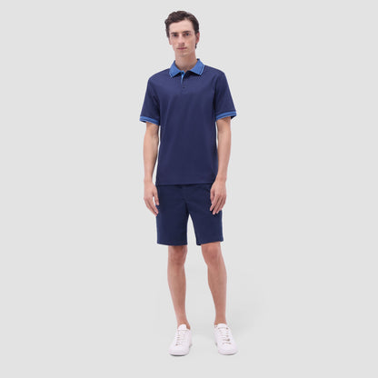 Bugatchi Solid Polo Shirt Navy