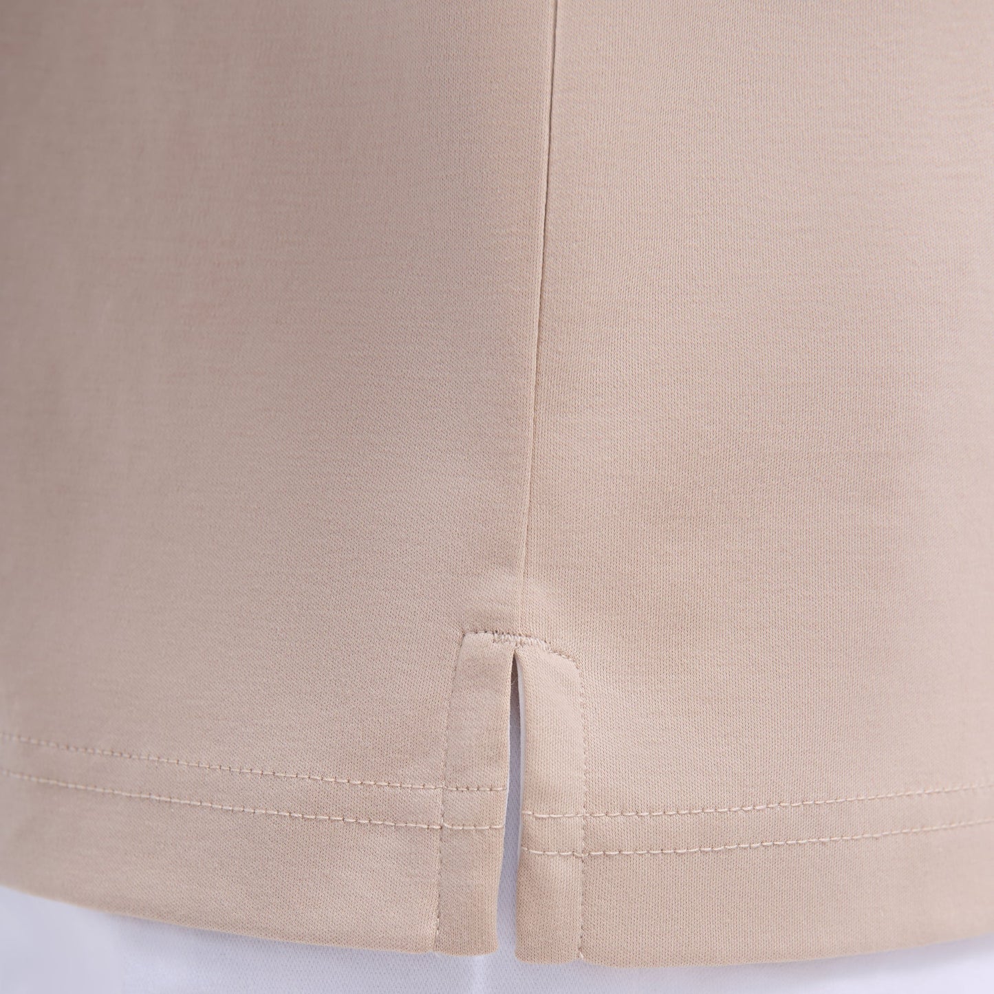 Bugatchi Solid Polo Shirt Sand