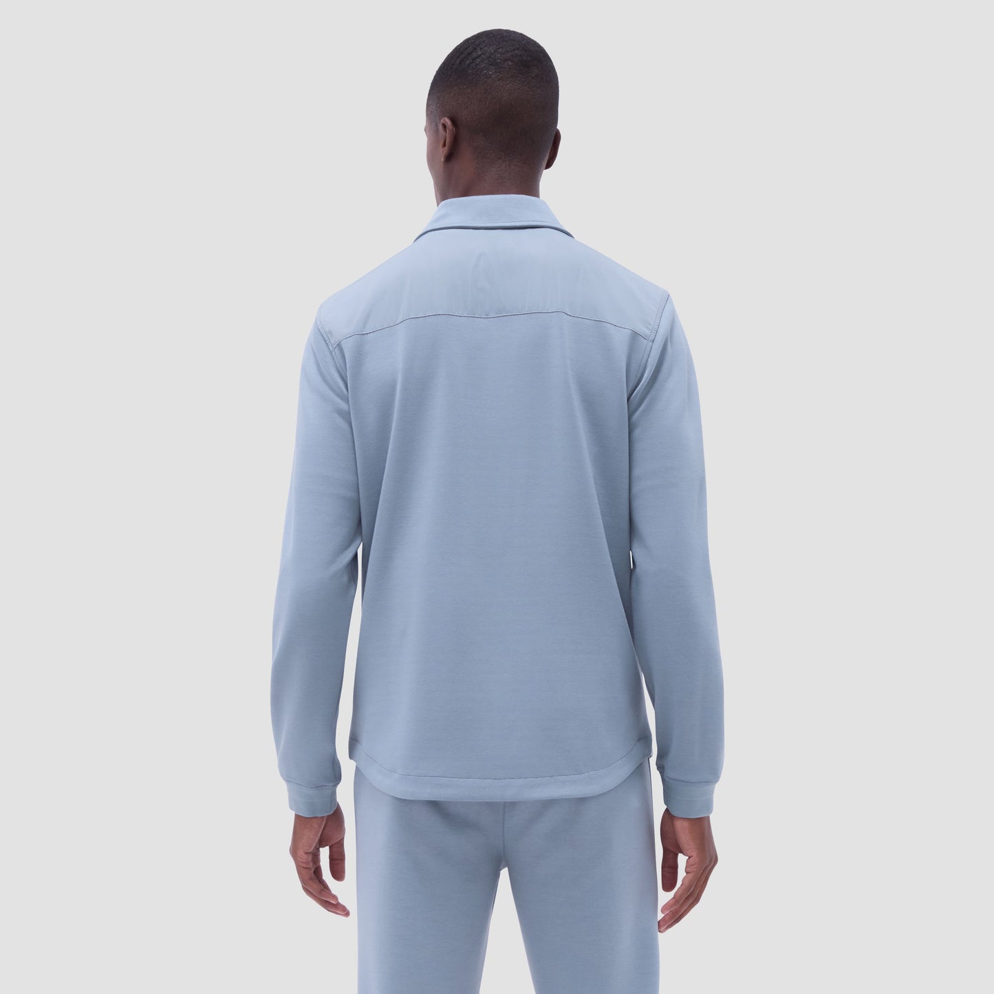 Bugatchi Soft Touch™ Solid Shirt Jacket Shark