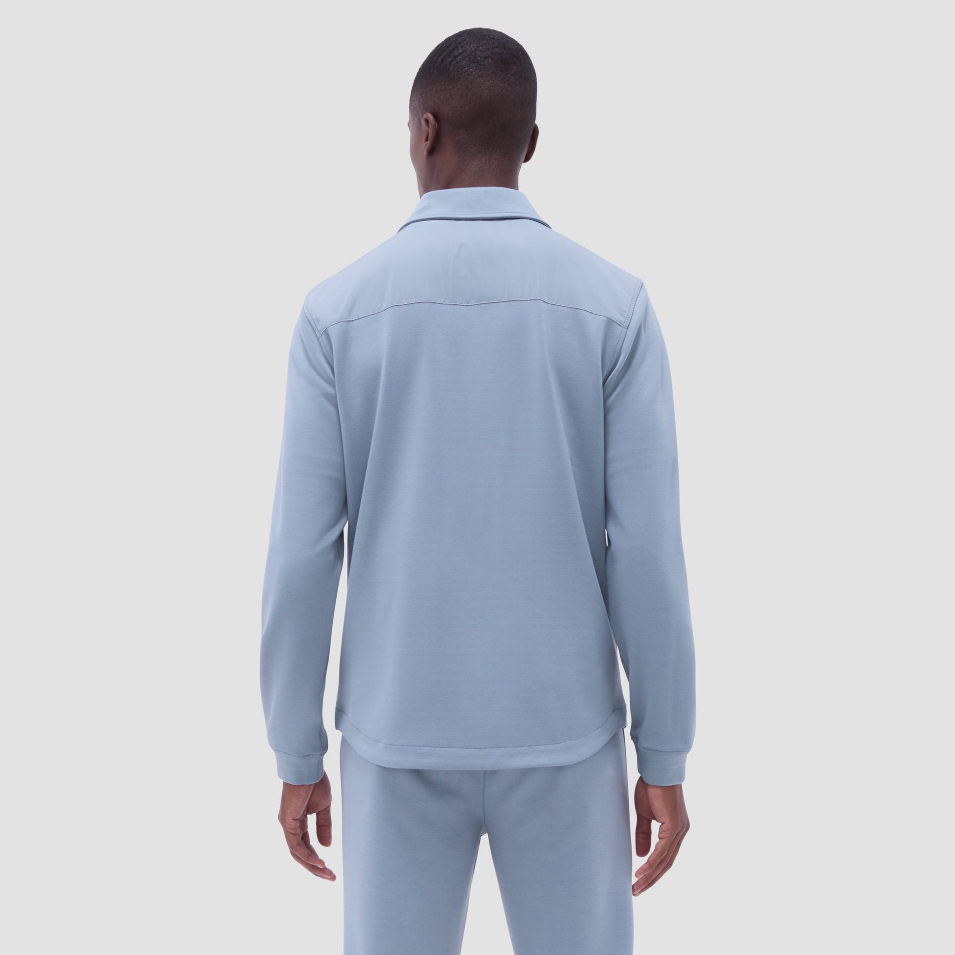 Bugatchi Soft Touch™ Solid Shirt Jacket Shark
