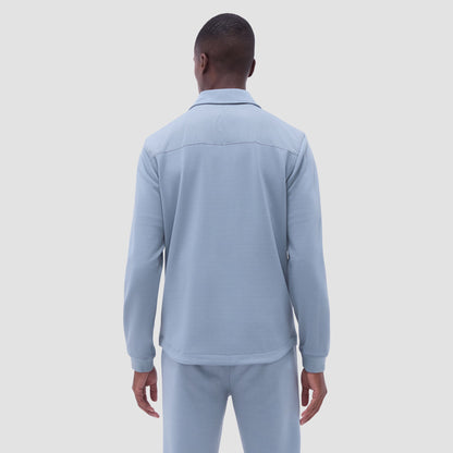 Bugatchi Soft Touch™ Solid Shirt Jacket Shark