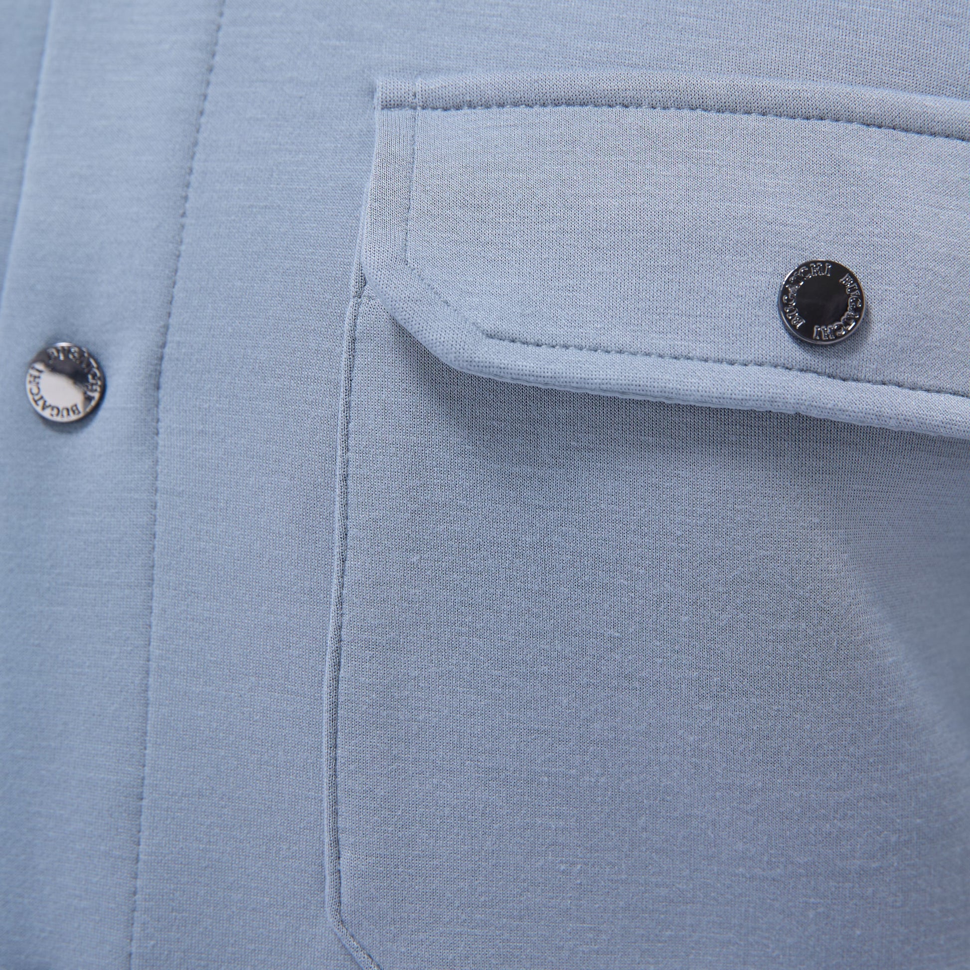 Bugatchi Soft Touch™ Solid Shirt Jacket Shark
