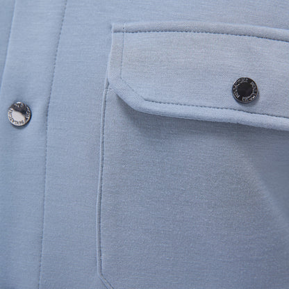 Bugatchi Soft Touch™ Solid Shirt Jacket Shark