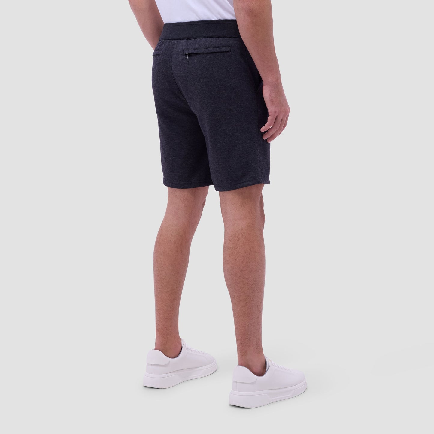 Bugatchi Soft Touch™ Heather Shorts Black