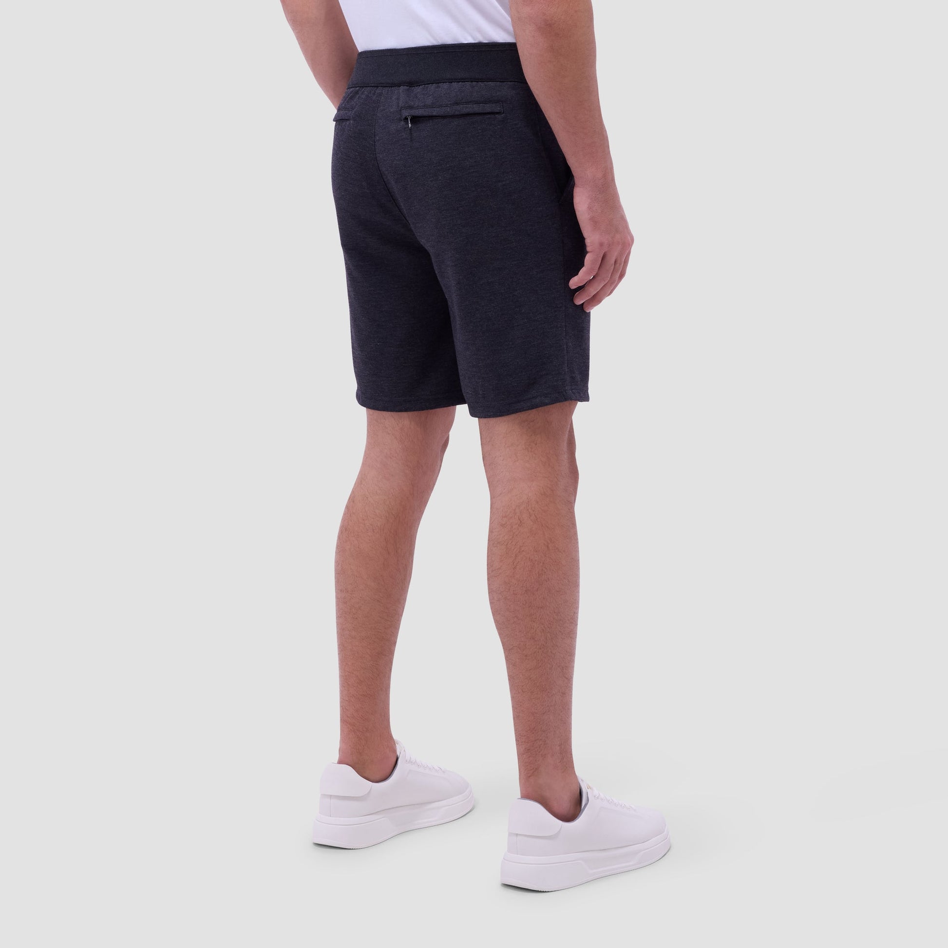 Bugatchi Soft Touch™ Heather Shorts Black
