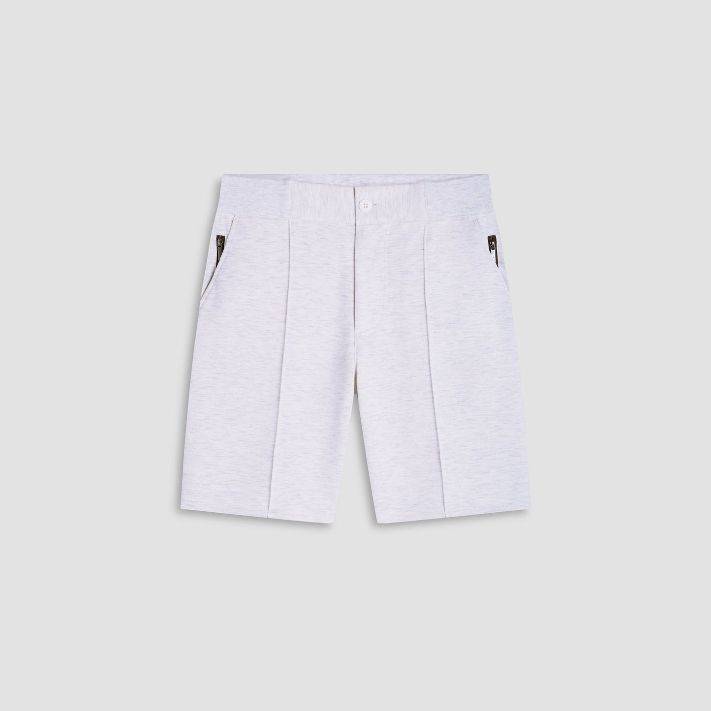 Bugatchi Soft Touch™ Heather Shorts Chalk