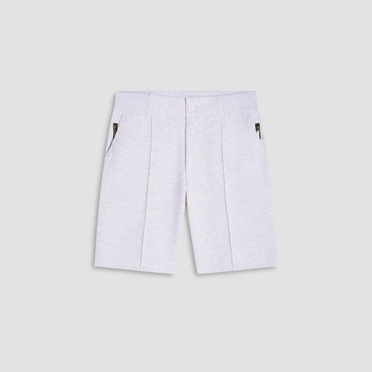 Bugatchi Soft Touch™ Heather Shorts Chalk